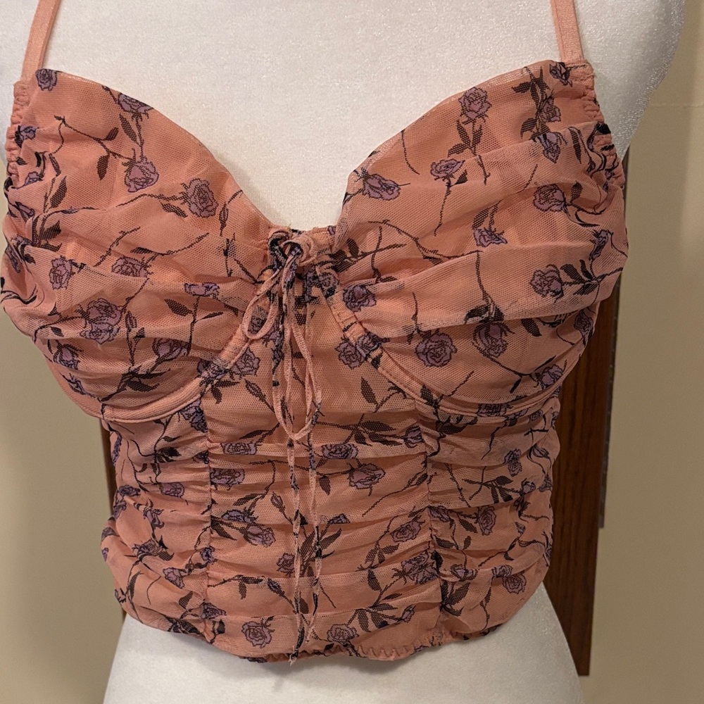 Victoria's Secret Pink Floral Intimate - size Large